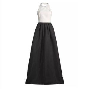 Sachin & Babi Dominique Gown - Ivory/Black - Size 10